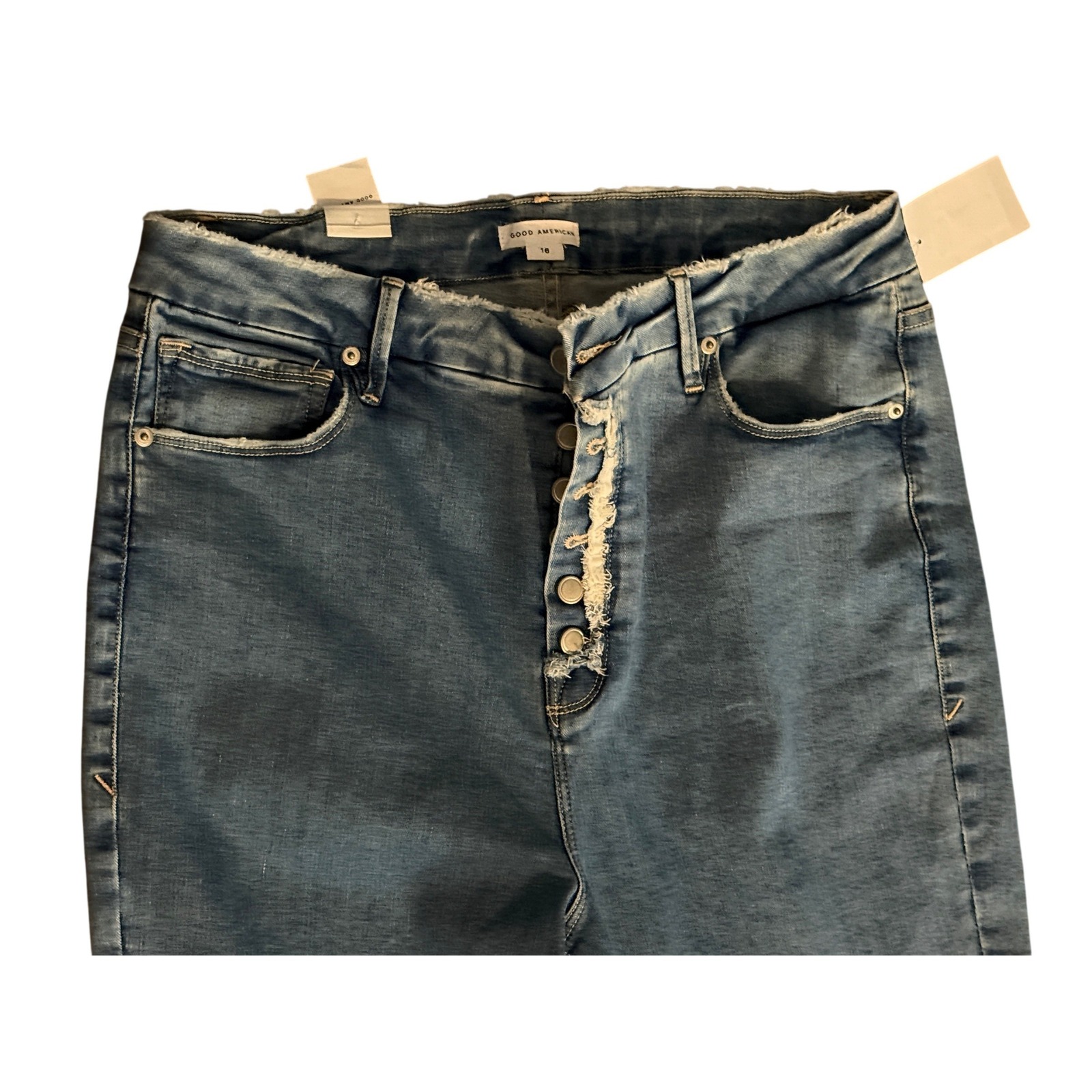 Good American Good Flare Jeans Nwt 18